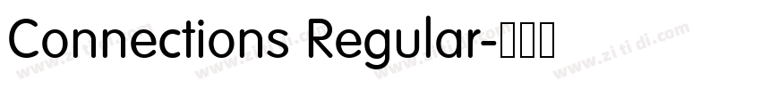 Connections Regular字体转换 Connections Regular字体转换